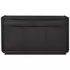 Leandro Burnished Black 3 Door Sideboard