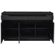 Leandro Burnished Black Extendable Rectangular Dining Room Set