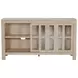 Solano Weathered Mango 2 Glass Door Sideboard
