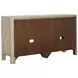 Solano Weathered Mango 2 Glass Door Sideboard