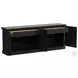 Florence Distressed Black 126" Extendable Dining Room Set