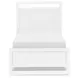 Summerland Pure White Twin Panel Bed