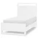 Summerland Pure White Twin Panel Bed