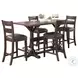 Havenstead Dark Brown Rectangular Pub Table