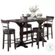 Havenstead Dark Brown Rectangular Pub Table