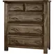 Maple Road Maple Syrup Slat Storage Poster Bedroom Set