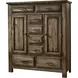 Maple Road Maple Syrup Slat Storage Poster Bedroom Set