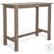 Seabright Natural Rectangular Pub Table
