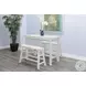 Seabright White 48" Counter Height Dining Table