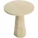 Kliff Natural 34" Round Concrete Top Outdoor Bar Table