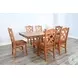 Maple Haze Beige 72" Extendable Rectangular Adjustable Height Storage Dining Table
