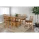 Maple Haze Beige 72" Extendable Rectangular Adjustable Height Storage Dining Table