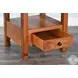 Maple Haze Beige 72" Extendable Rectangular Adjustable Height Storage Dining Table