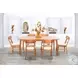 Cinnamon Mindi Medium Brown 72" Rectangular Dining Table