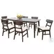 Cozy Luxe Walnut Dining Chair Set of 2