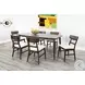 Cozy Luxe Walnut Dining Chair Set of 2
