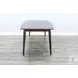 Rustic Refined Dark Brown Mid Century Wood Rectangular Dining Room Set