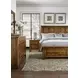 Maple Road Antique Amish King Mansion Storage Panel Bed