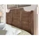 Maple Road Antique Amish King Scalloped Storage Panel Bed