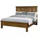 Maple Road Antique Amish King Mansion Panel Bed