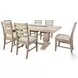 Golden Grove Natural 84" Rectangular Dining Table