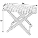 Cipriani Orange and Black 24" Luggage Rack
