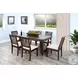 Maple Haze Coffee Bean Cane Back Dining Chair Set of 2