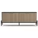 Madera Chocolate Koto Matte and Modern Walnut 4 Door Sideboard