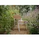 Monroe Matte White Lacquer Rattan Wrapped Dining Chair