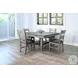 Sawmill Square Brown 60" Rectangular Dining Table with Storage