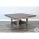 Sawmill Square Brown 60" Rectangular Dining Table with Storage