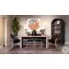 Ember Grace Brown Arch Rectangular Dining Room Set