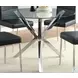 Vance Chrome Round Dining Table