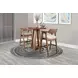 Mia Cinder 32" Round Bar Table