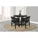 Mia Umbra 44" Round Counter Height Dining Table