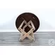 Golden Hearth Natural Mia Round Bar Table Set