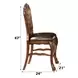 Dresden Brown and Gold Upholstered Counter Height Chair Set of 2
