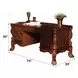 Dresden Cherry Oak 74" Executive Writing Desk