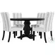 Herran Beige Upholstered Dining Side Chair Set of 2