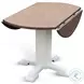 Rustic Refined White 40" Round Dining Table