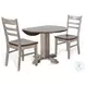 Whimora Tobacco Leaf and Alpine Gray Dining Chair Set of 2