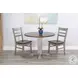 Whimora Tobacco Leaf and Alpine Gray Dining Chair Set of 2