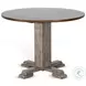 Ember Grace Gray Drop Leaf Round Dining Room Set