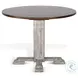 Ember Grace Gray Drop Leaf Round Dining Room Set