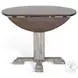 Ember Grace Gray Drop Leaf Round Dining Room Set