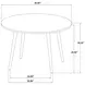 Andrews Light Ash 48" Round Dining Table