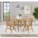 Andrews Light Ash 48" Round Dining Table