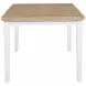 Andrews Light Ash and White 66" Rectangular Dining Table