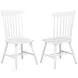 Andrews Light Ash and White Rectangular Dining Room Set