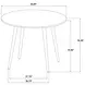 Andrews Light Ash 48" Round Counter Height Dining Table